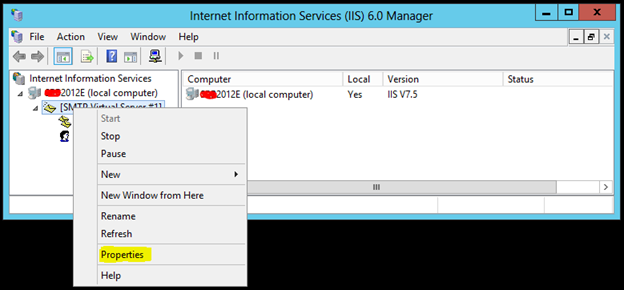 نصب و کانفیگ SMTP داخلی در Windows Server 2012 12 نصب SMTP در ویندوز سرور