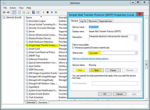 نصب و کانفیگ SMTP داخلی در Windows Server 2012 25 راه اندازی smtp داخلی در ویندوز سرور 2012