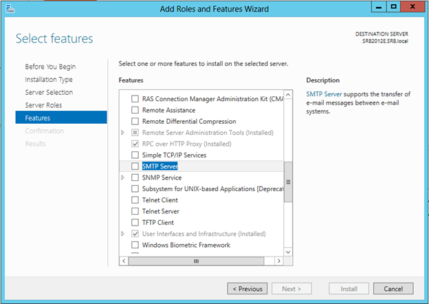 نصب و کانفیگ SMTP داخلی در Windows Server 2012 6 mailserver ویندوز سرور 2012