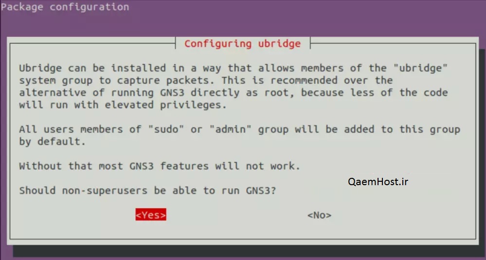 نحوه نصب GNS3 در لینوکس Ubuntu 20.04