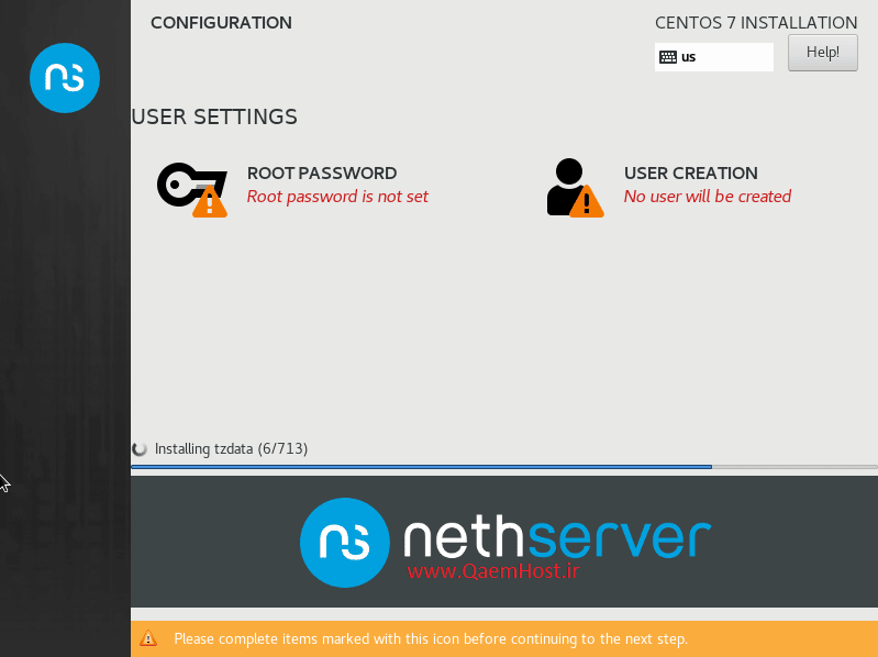 آموزش نصب NethServer 7 در CentOS 7 از ISO