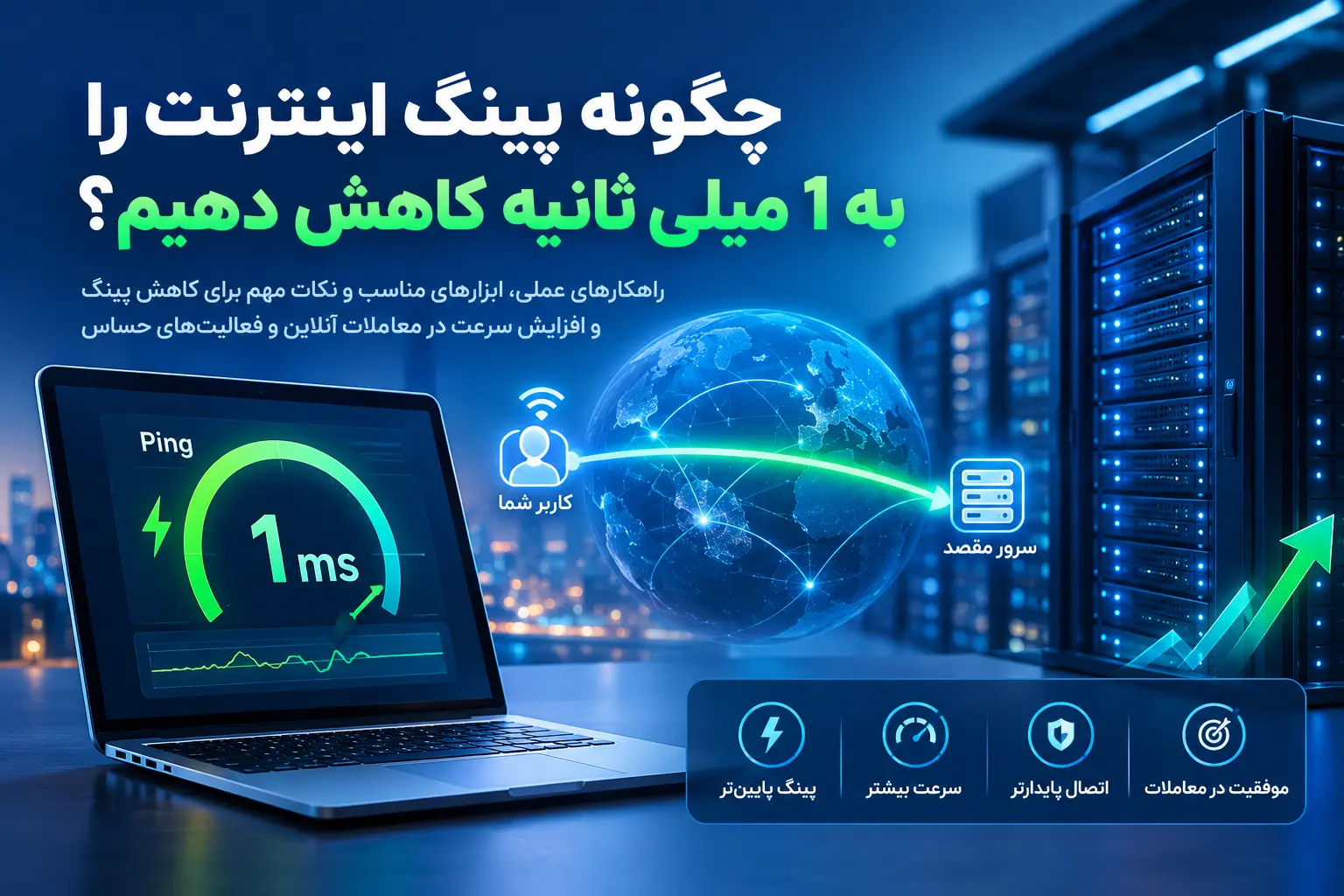 چگونه پینگ اینترنت را به 1 میلی ثانیه کاهش دهیم؟